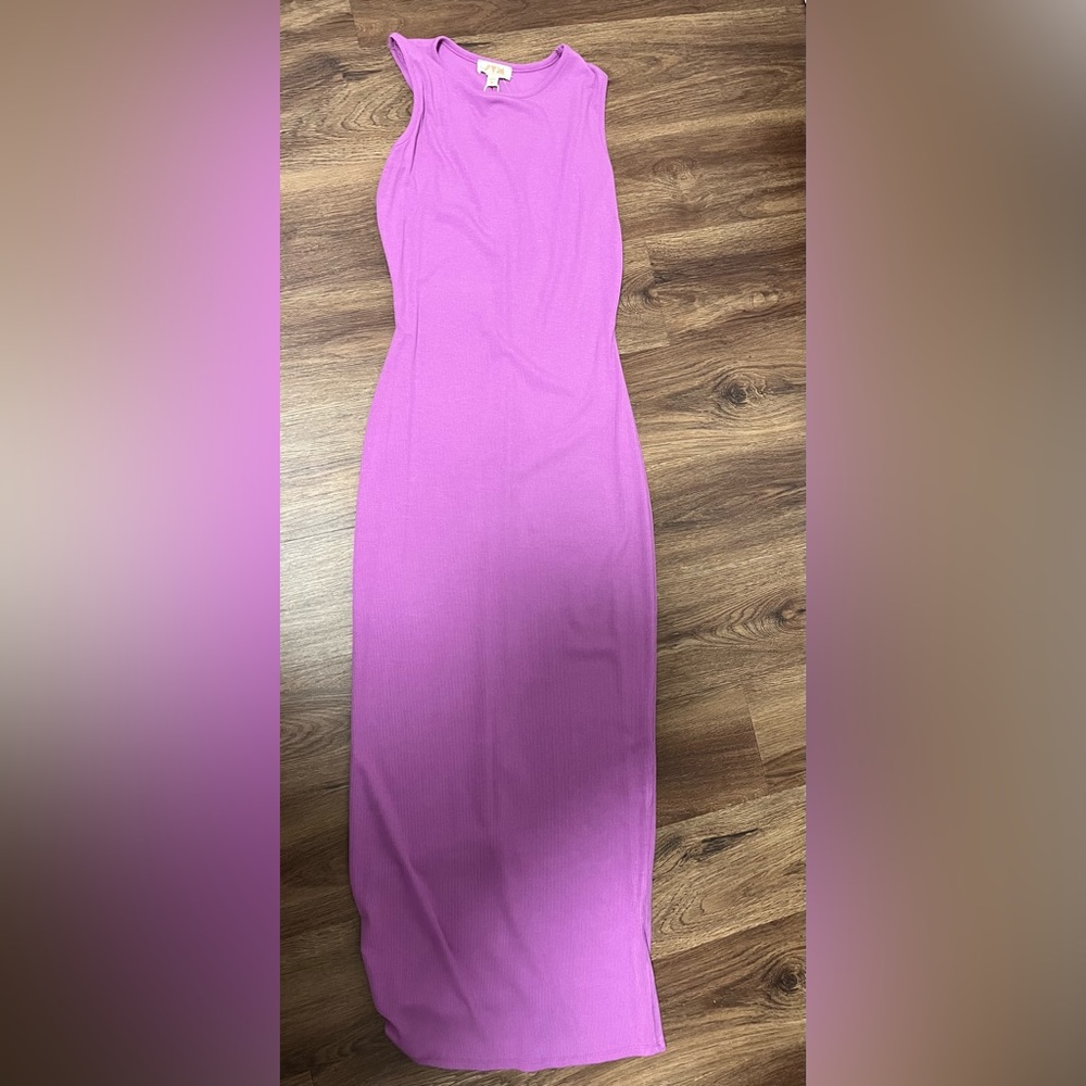 SYM WOMENS PURPLE SLEEVLESS DRESS